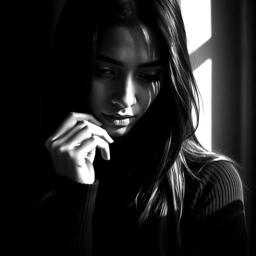 Ethereal Telangan Beauty in Cinematic Noir