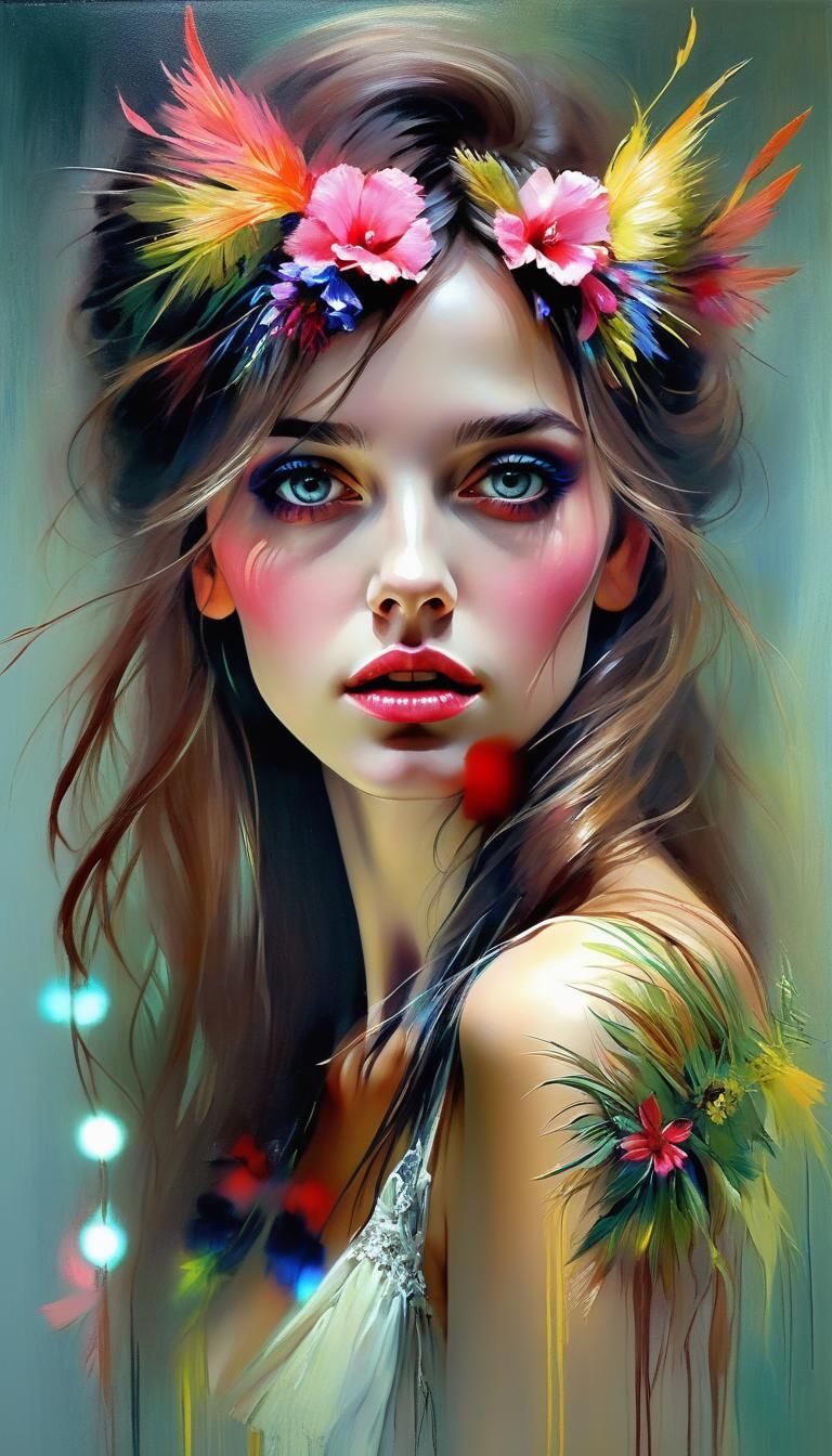 Expressionistic Pastel Masterpiece With Detailed Composition