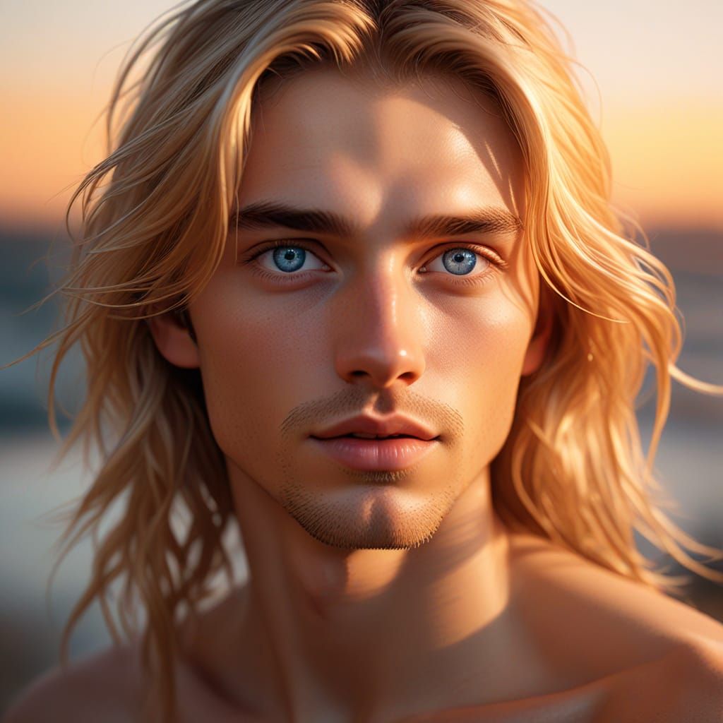 Charming Couple in Warm, Golden Light