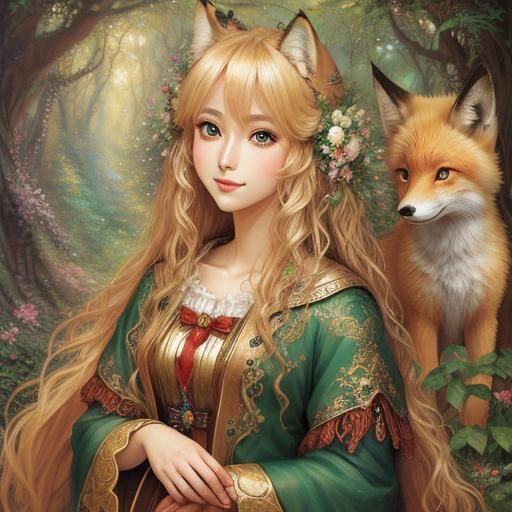 Swift fox girl