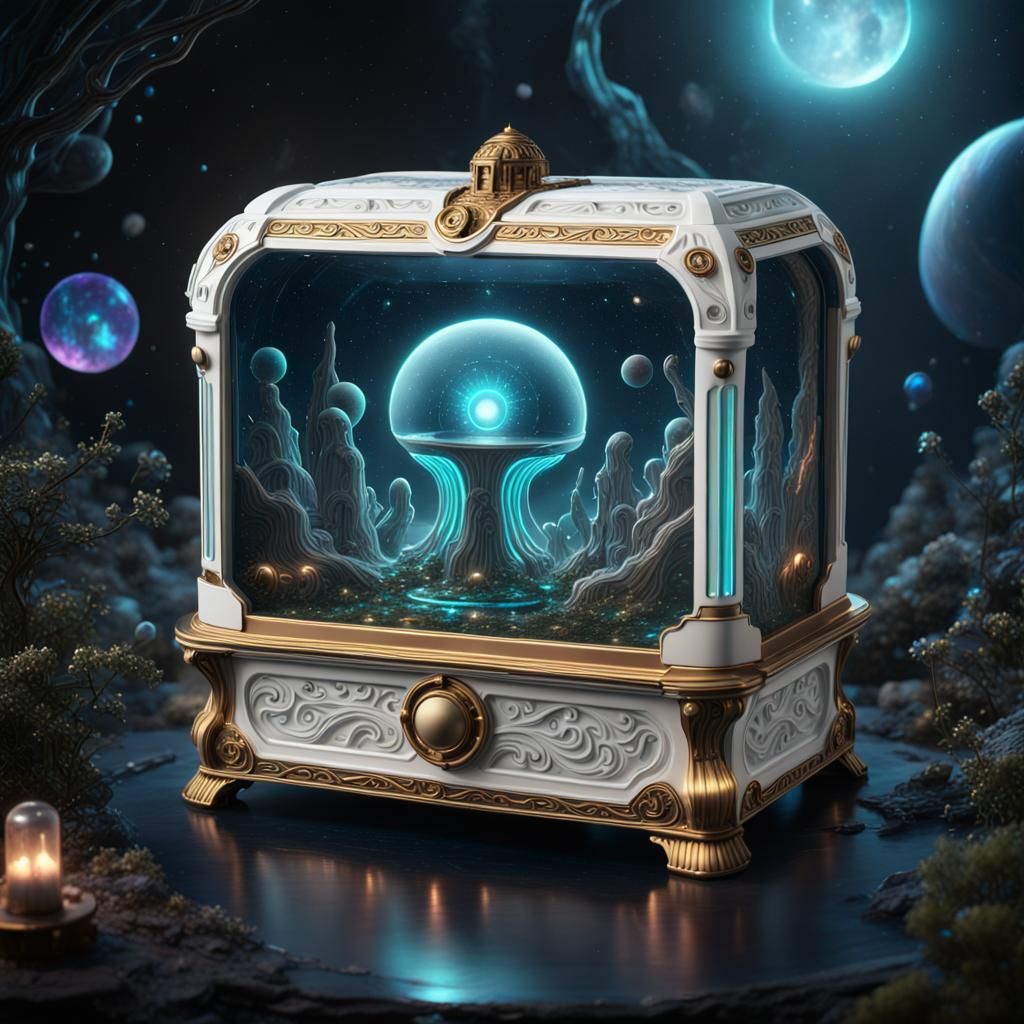 Bioluminescent Extraterrestrial Music Box in a Universe of S...