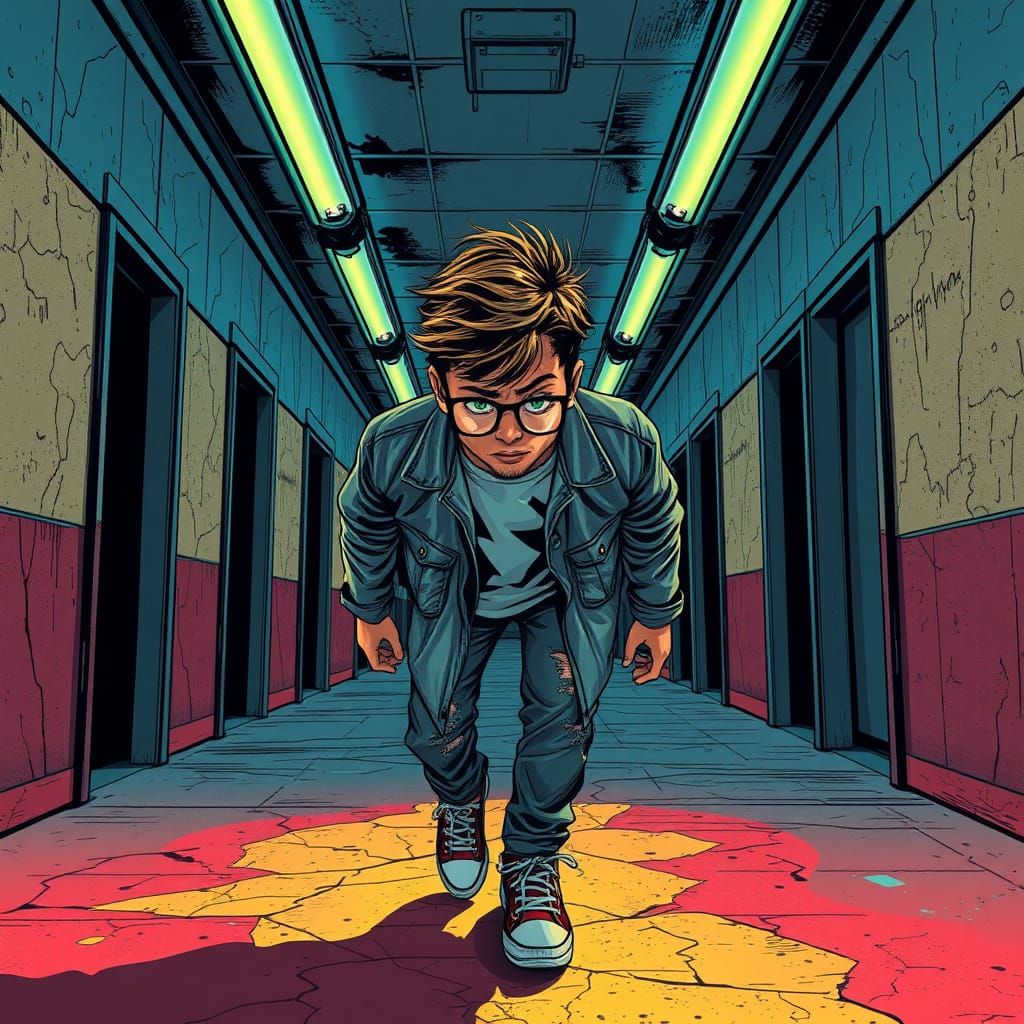 Comic Book Art: Trapped in a Maze of Fear and Realization