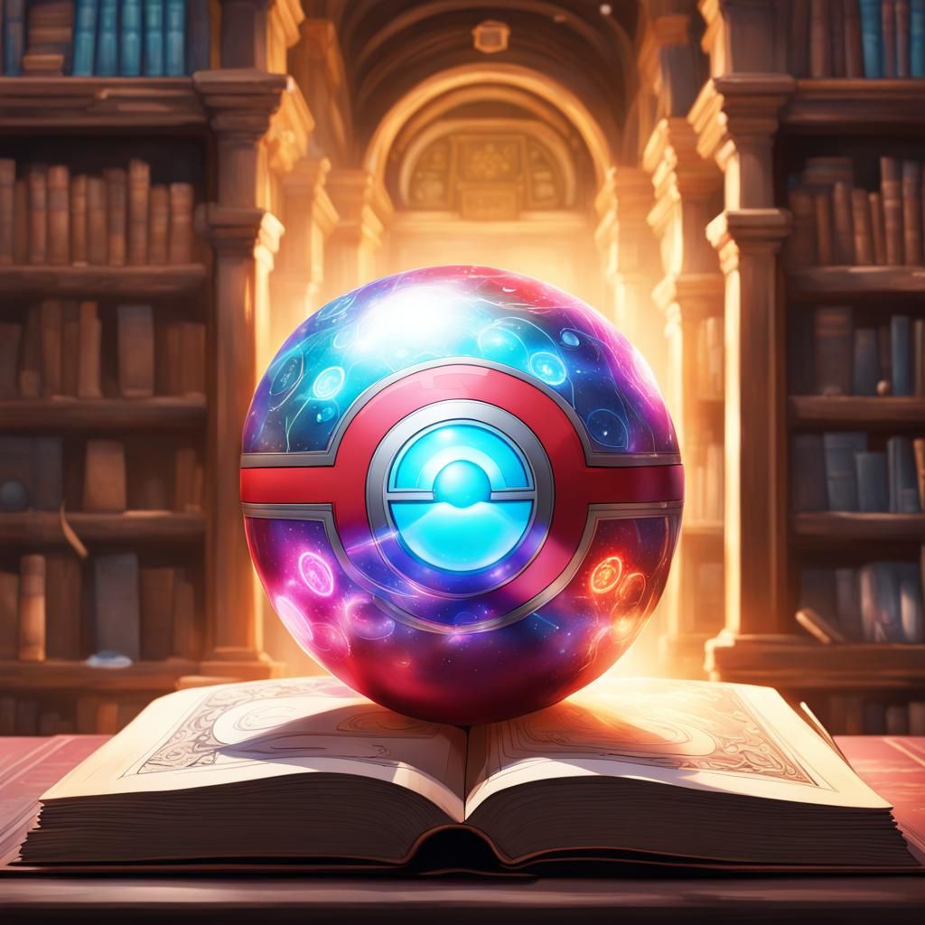 Magical Library Emerges from Ancient Poke Ball