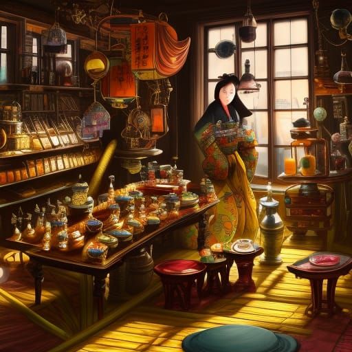 Honeypunk Honey Machine in Alchemist Shop