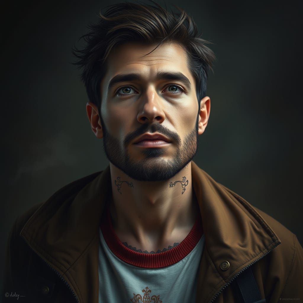 Photorealistic Portrait of Man