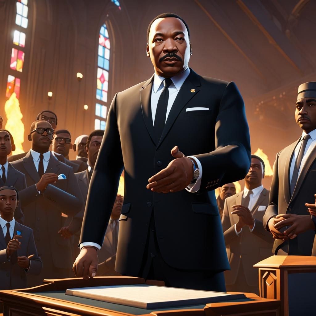 MLK Human Rights Campaign in Fortnite