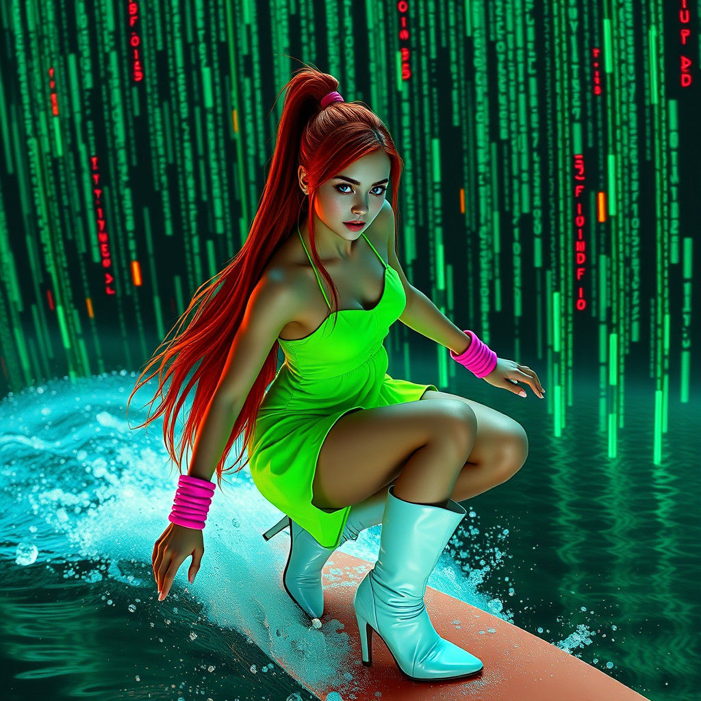 Surfing the Matrix: Cyberpunk Data Stream