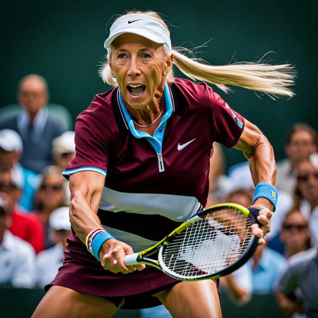 Martina Navratilova: High Voltage Tennis Action