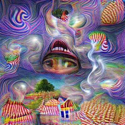 Abstract Dreamscape: Swirling Colors and Patterns