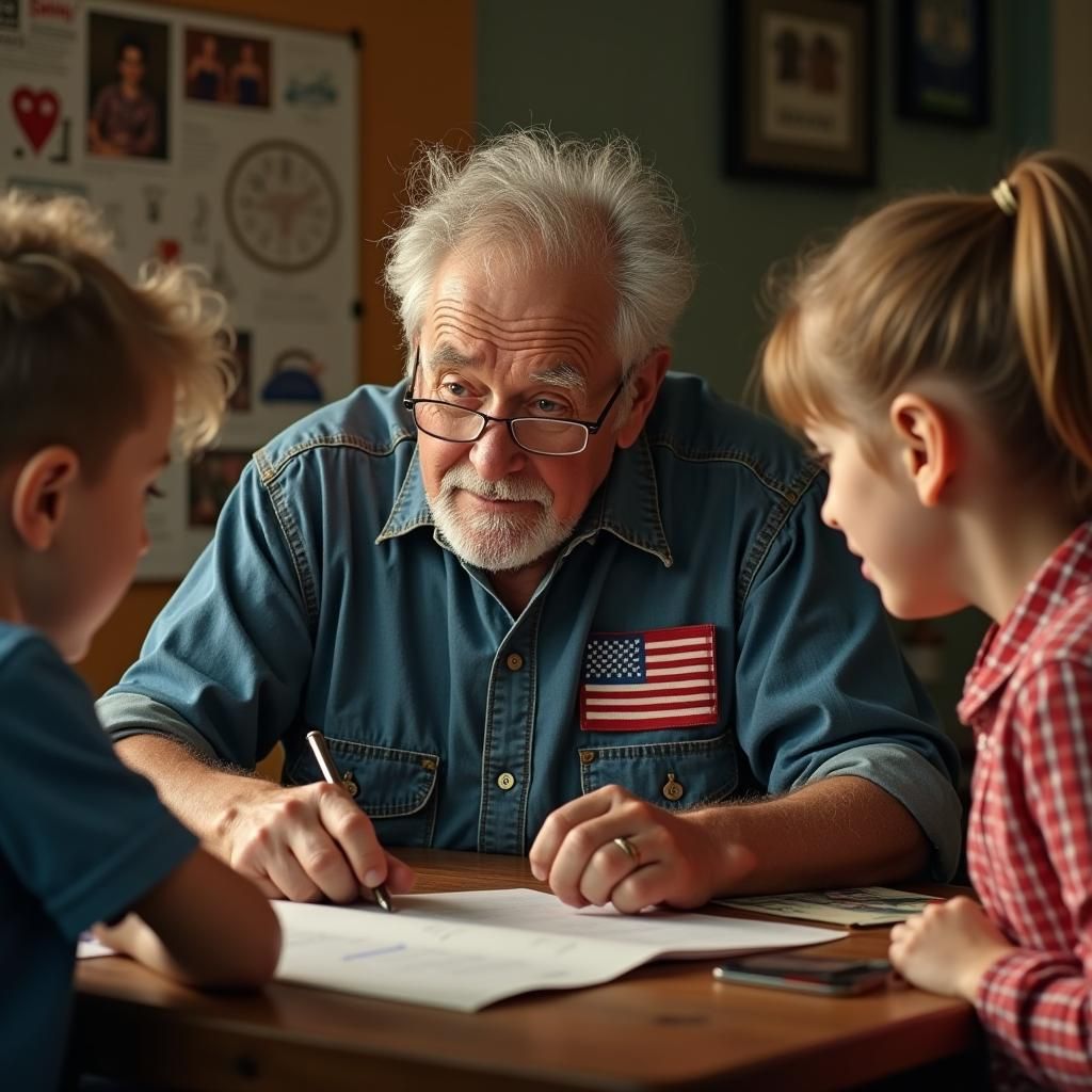 Vintage American Family Shares Patriotic Stories