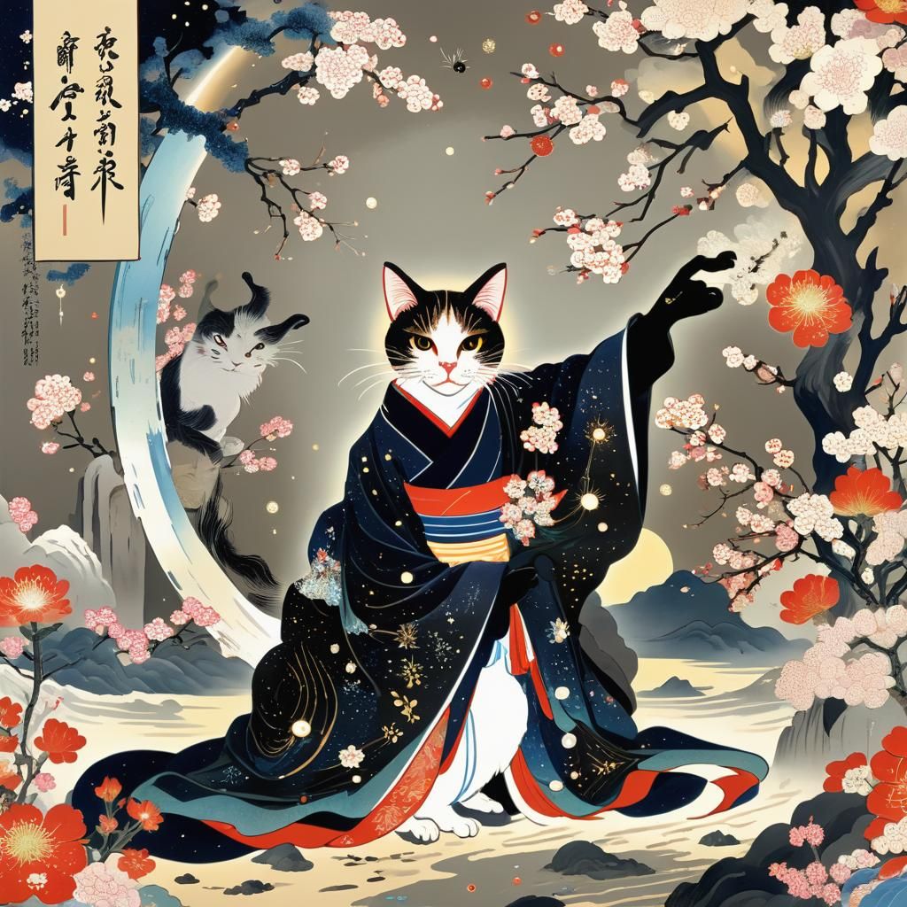 Ukiyo-e Illustration: Secrets of the Universe