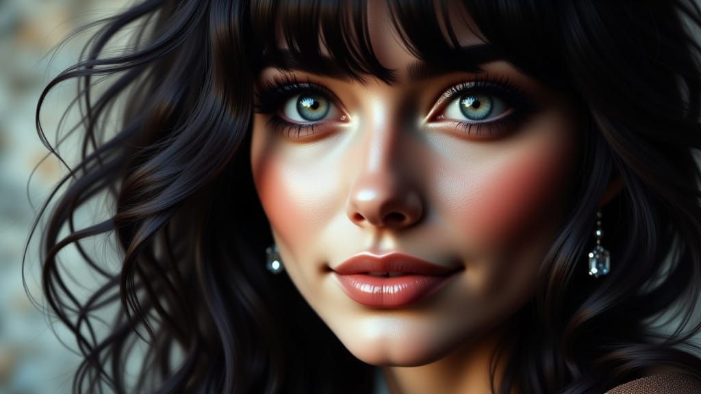Hyperrealistic Portrait of a Beautiful Woman