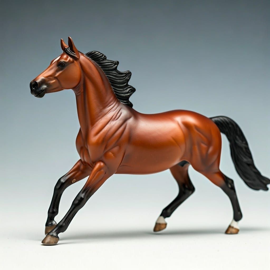 Realistic 1:9th Scale Collectible Orlov Trotter Horse Model