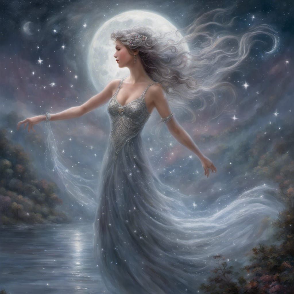 Drowning Heart Reaching for Starry Girl