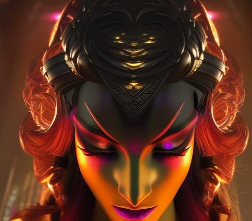 Beautiful Demoness Lilith Insanely Hyperdetailed HyperIntricate HyperMeticulous HyperElaborate hyperComplex hyperTexture...