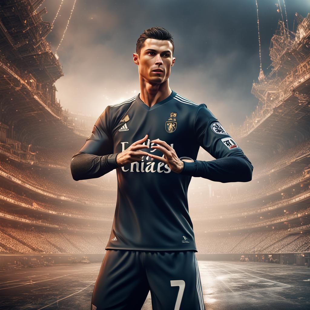 Cristiano Ronaldo Matte Painting in Unreal Engine 5