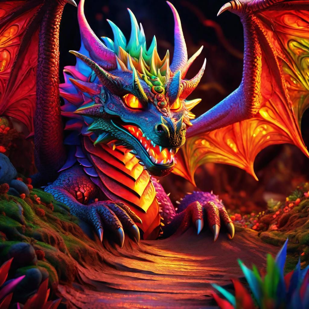 Psychedelical Dragon