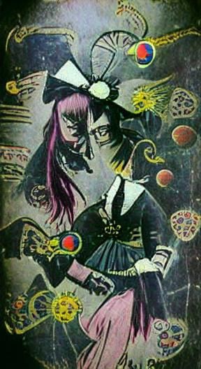 Victorian Goth Comic Book Cover Art