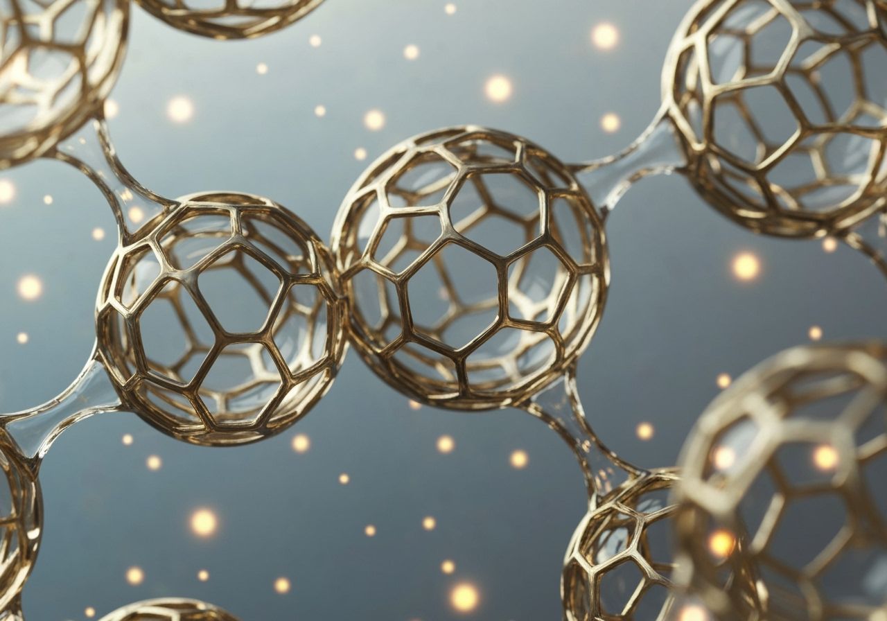 Interconnected Spheres with Golden Lattice