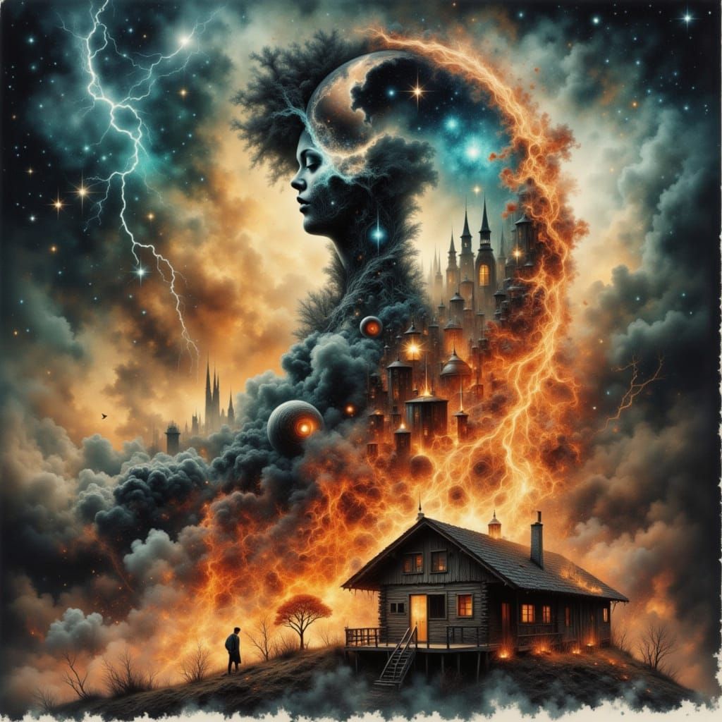 Woman as a Rising Fire