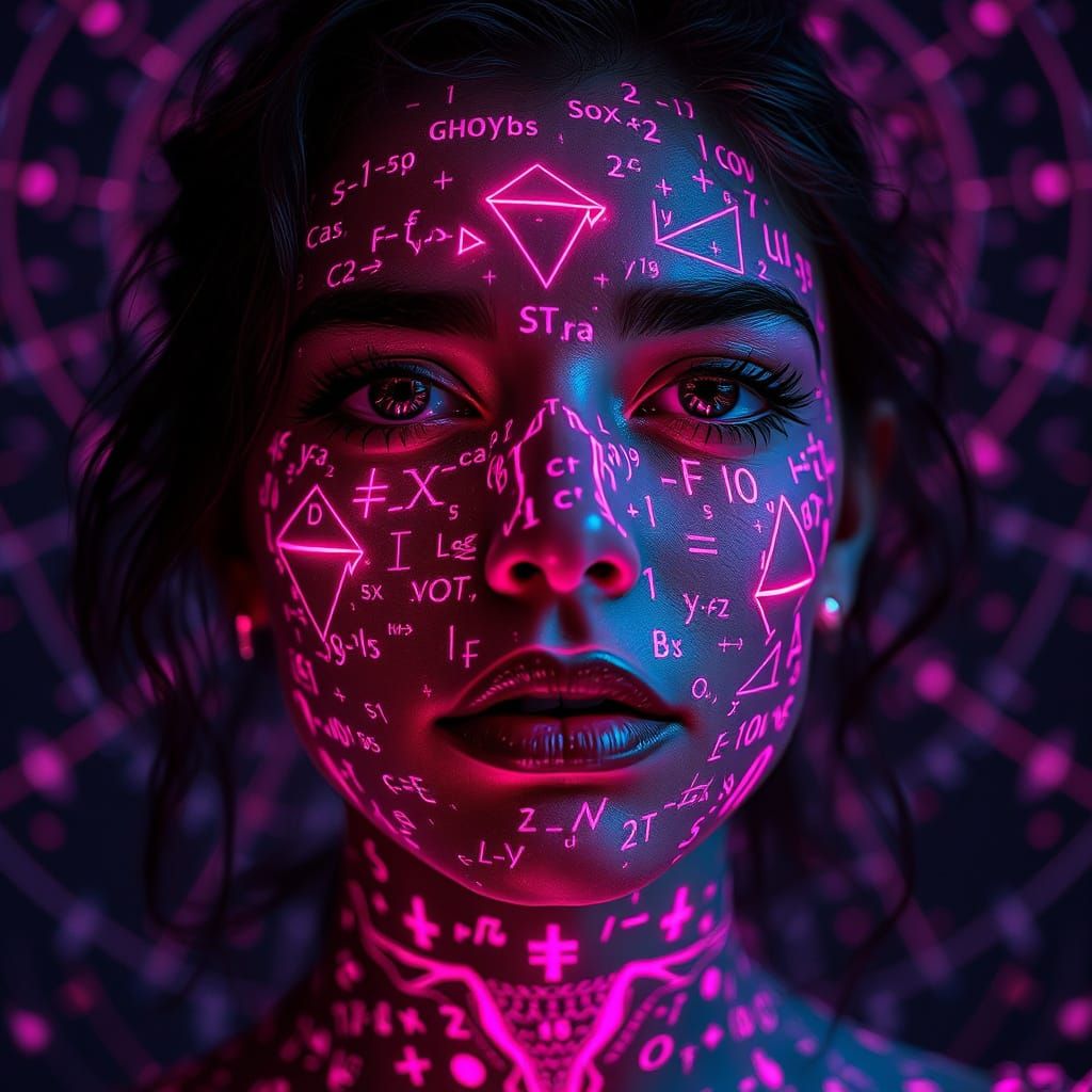 Ethereal Glow Illuminates Futuristic Portraiture