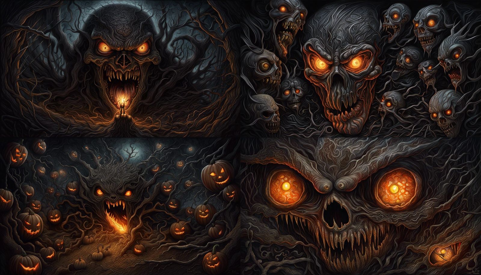 Terrifying Spirit in Ominous Fantasy Art