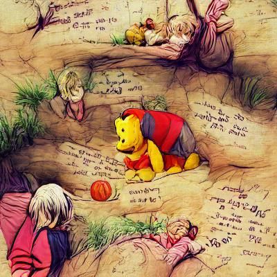 Classic Winnie the Pooh Illustration