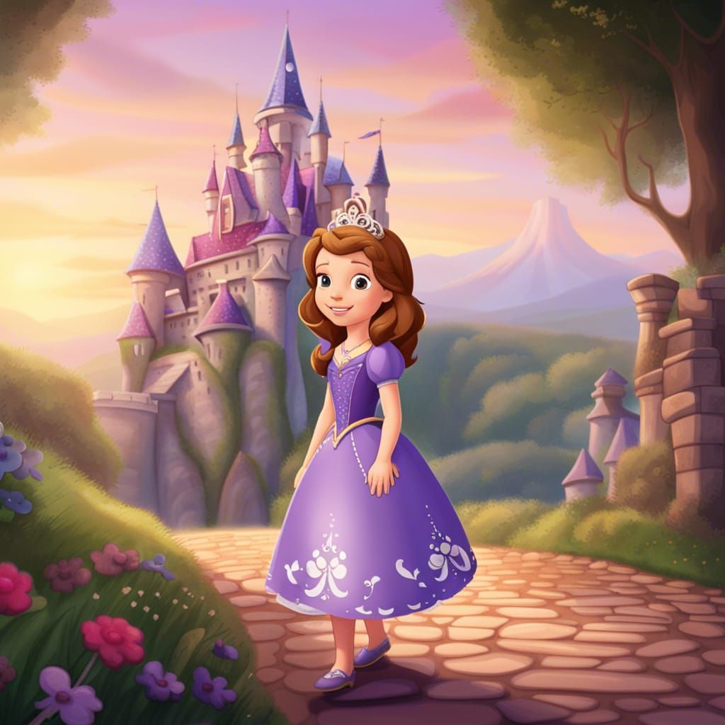 Sofia the First in a Fairy Tale Realm