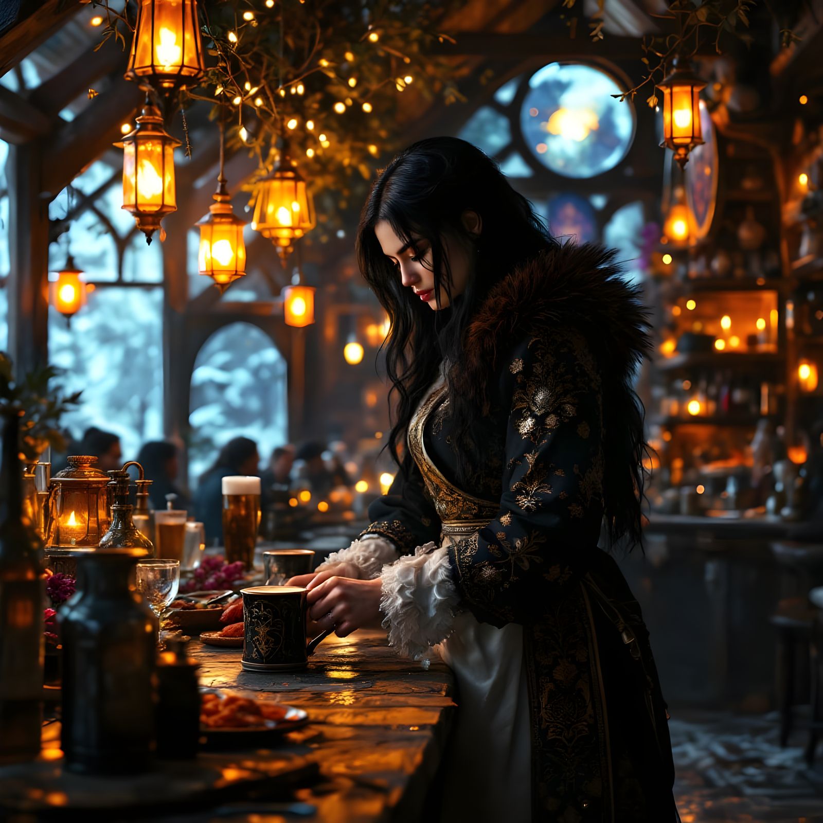 Medieval Tavern Maiden of Thalantiel