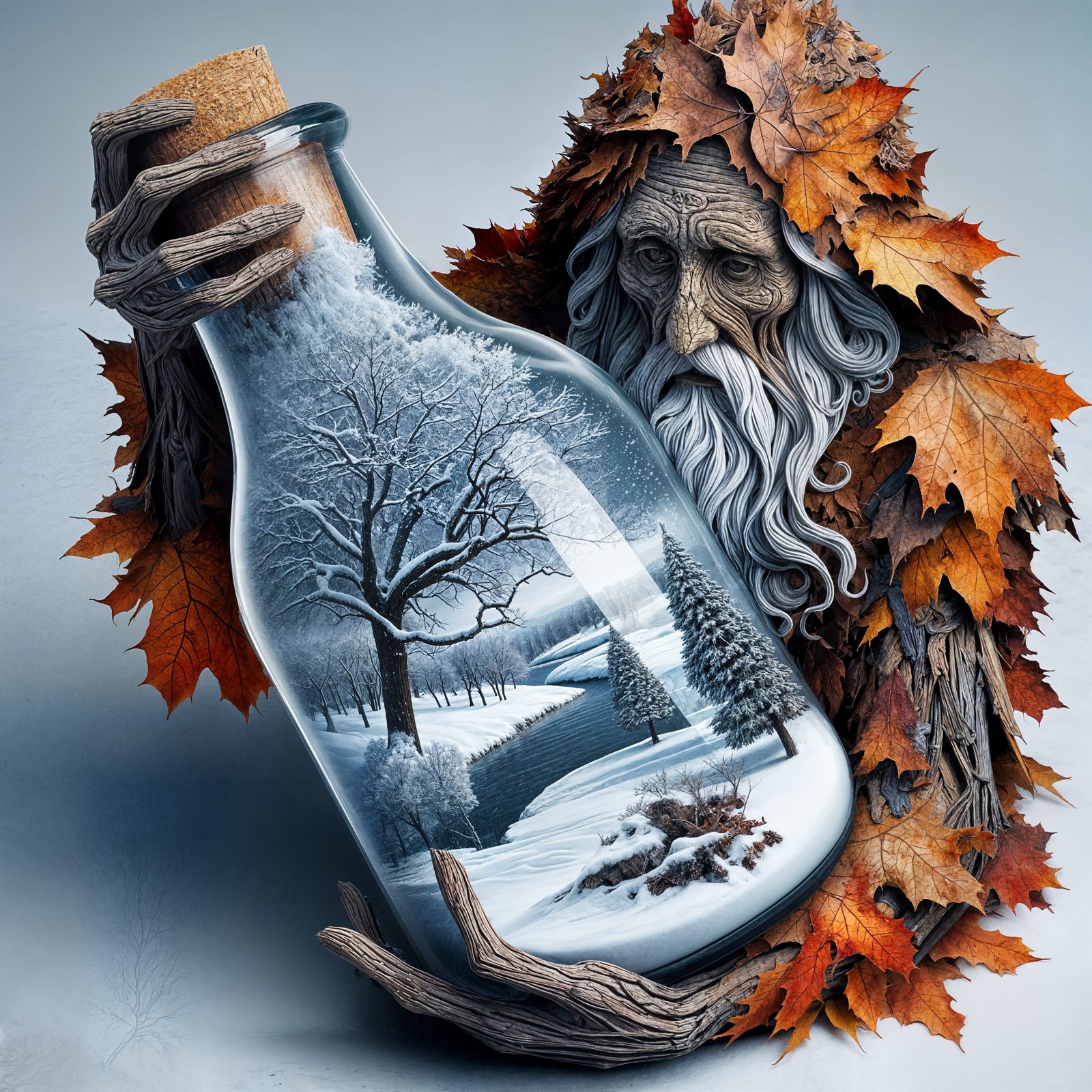 Surreal Autumn God Reveals Winter Landscape