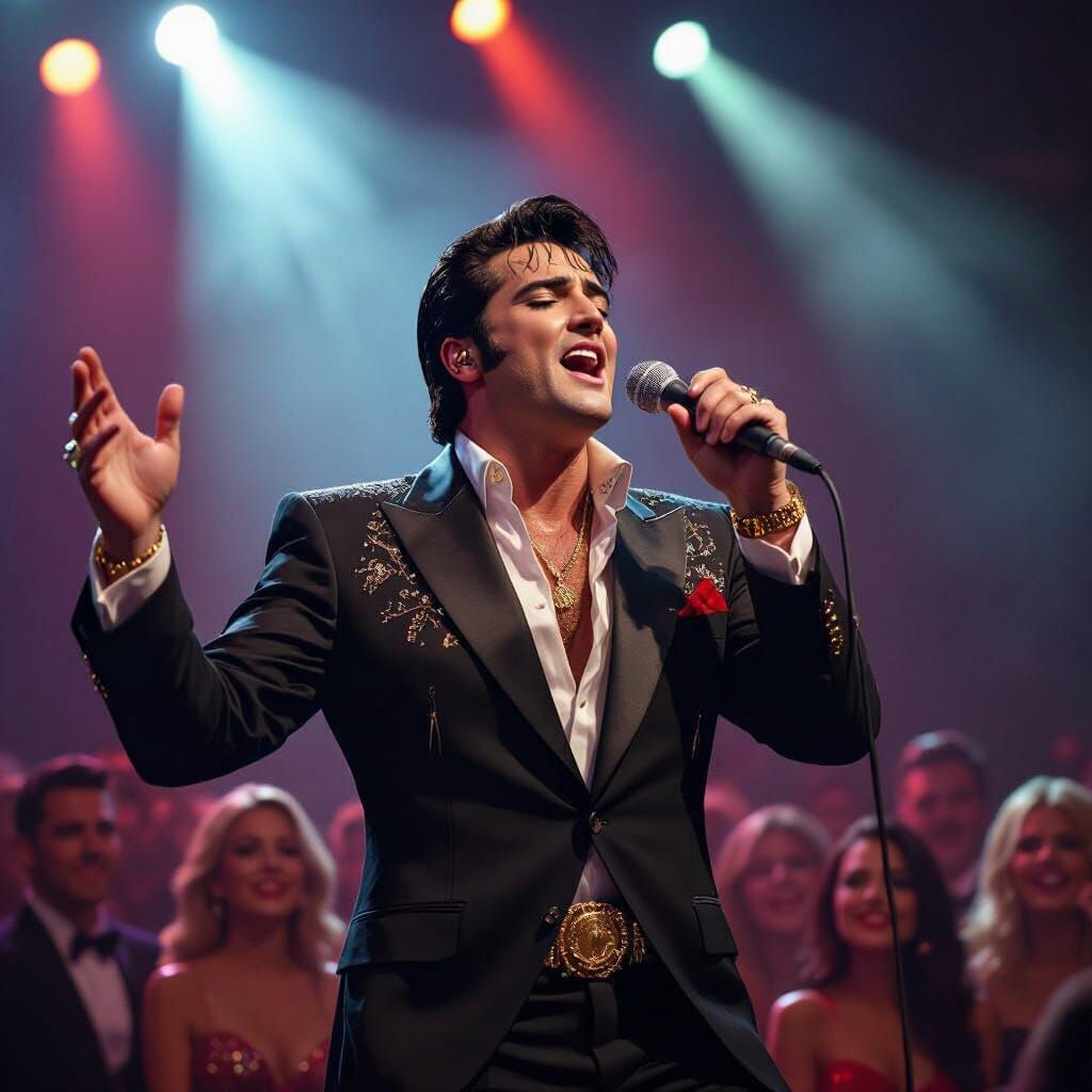 Elvis-Inspired Singer Hits High Note in Dramatic Finale