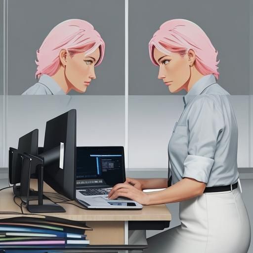 Efficient Manager Prioritizes Tasks: Business Concept Art