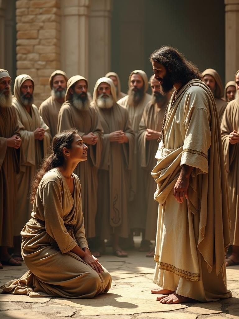 Compassion in Jerusalem: A Byzantine-Style Scene