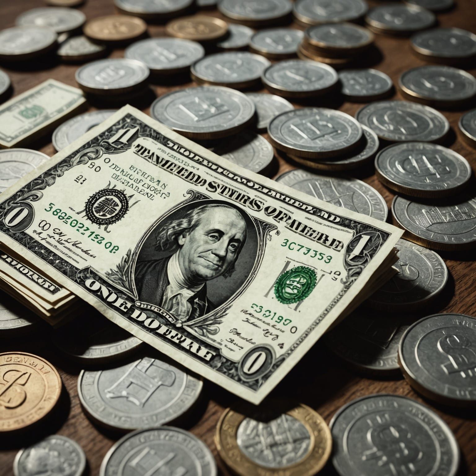 AI Generates Literal 'Money Everywhere' Concept