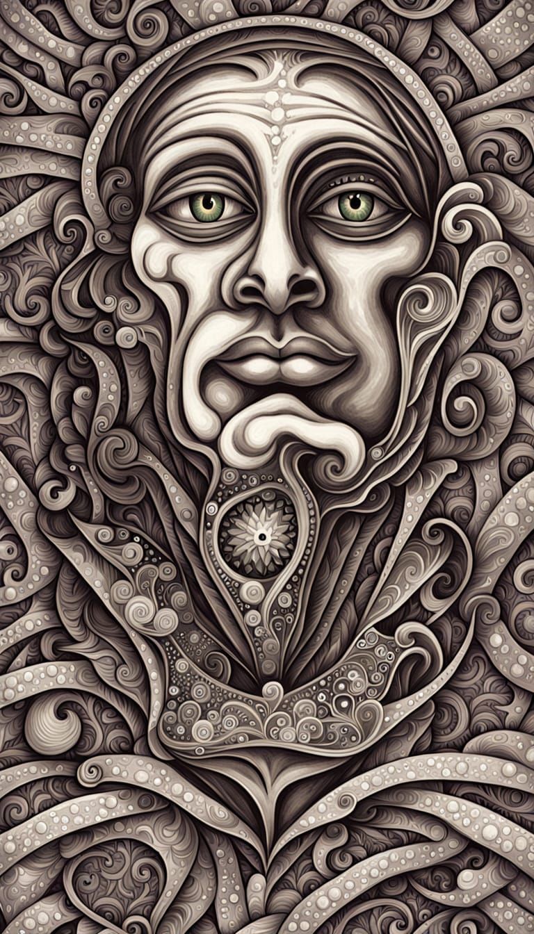 Optical Art Geometry Inspired by M.C. Escher