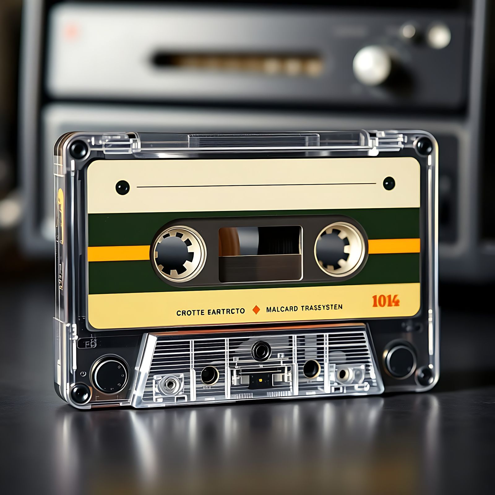 Retro Cassette Audio Tape