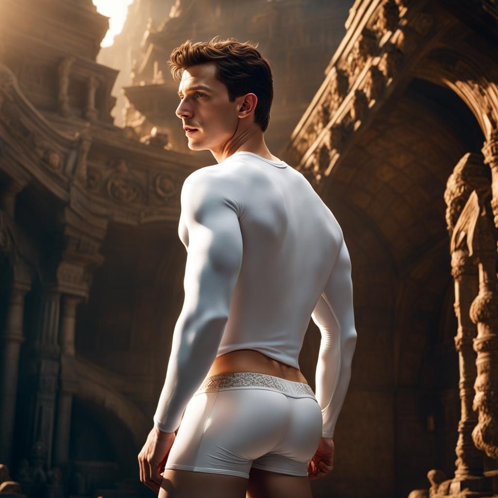 Detailed Matte Painting of Posed Figure