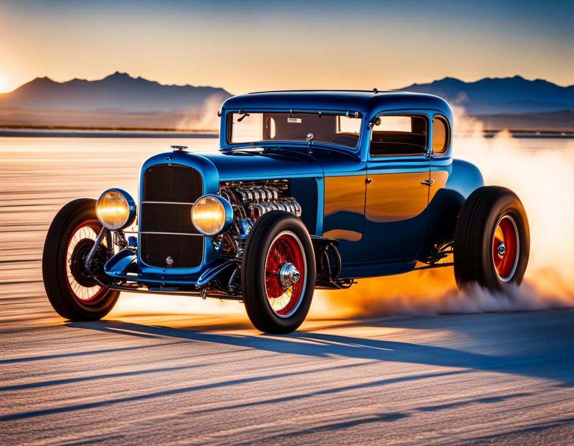 Little Deuce Coupe Races at Bonneville
