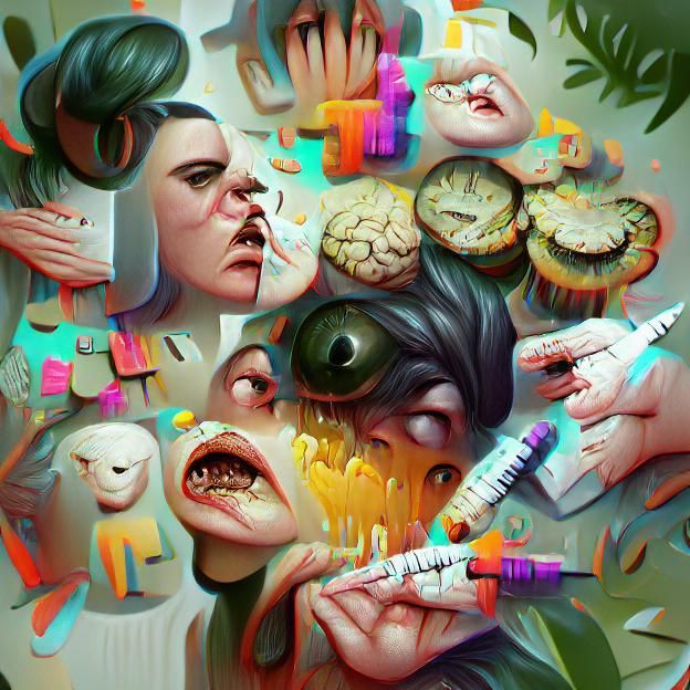 Obsessive-Compulsive Disorder, Digital Art