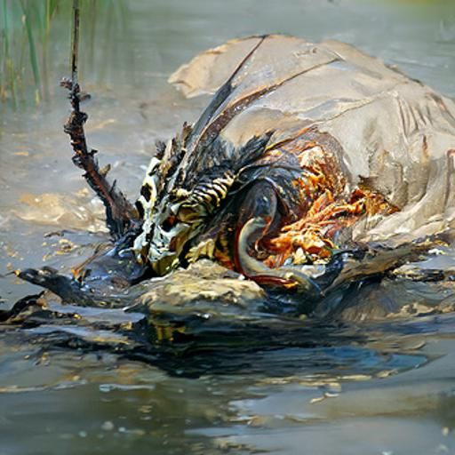 Dragon's Demise: An Oil Painting