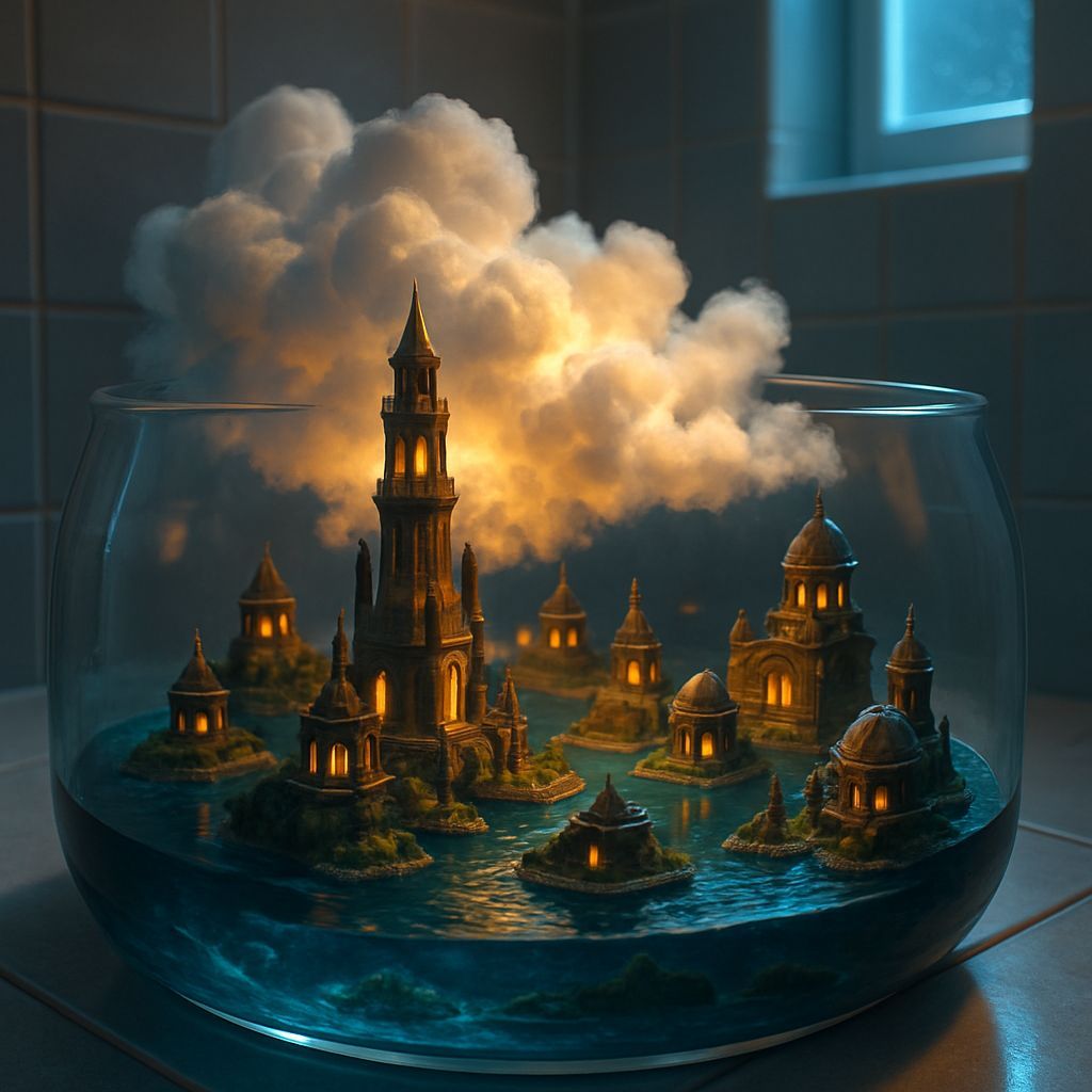 Miniature Concept Arcane Arcology Archipelago