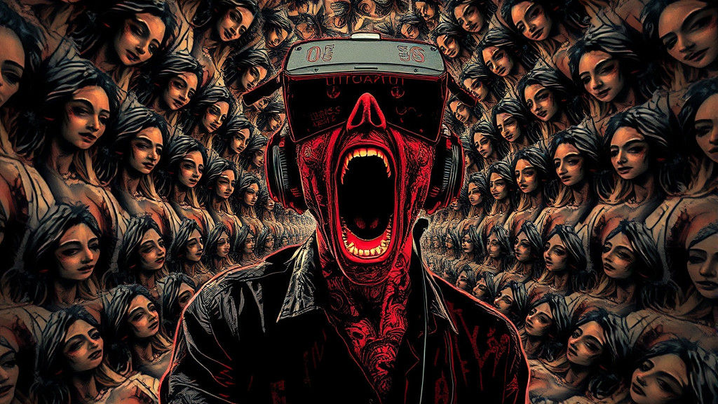 Warped VR Addict in Infinite Morphing Patterns