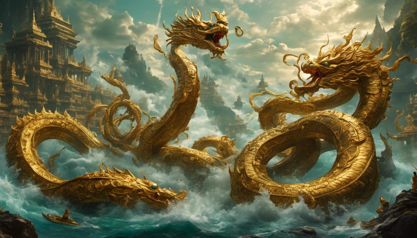 Indra's Battle: Vajra Slays Vritra, Releases Waters