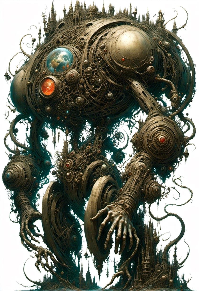 AI Generated Heroic Figure