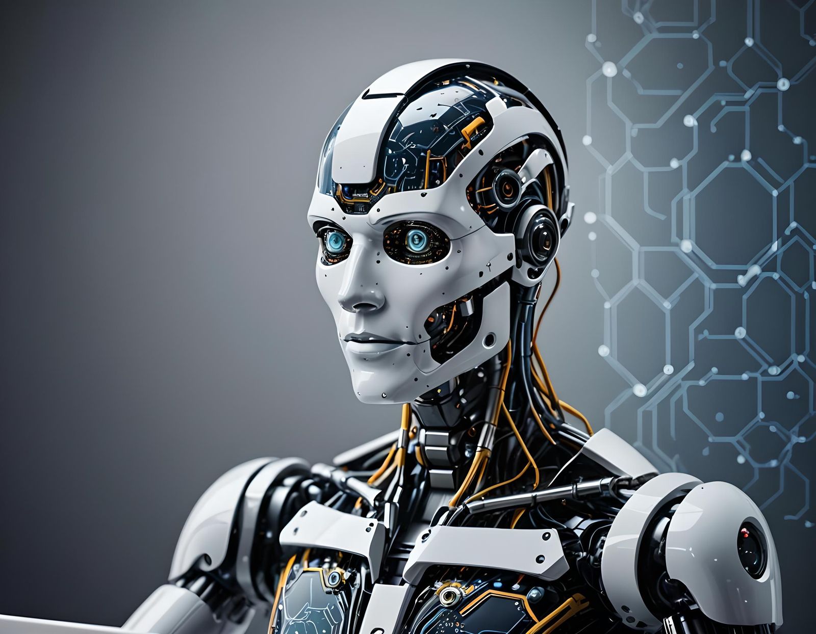 AI Concept Visualized on Computer Screen