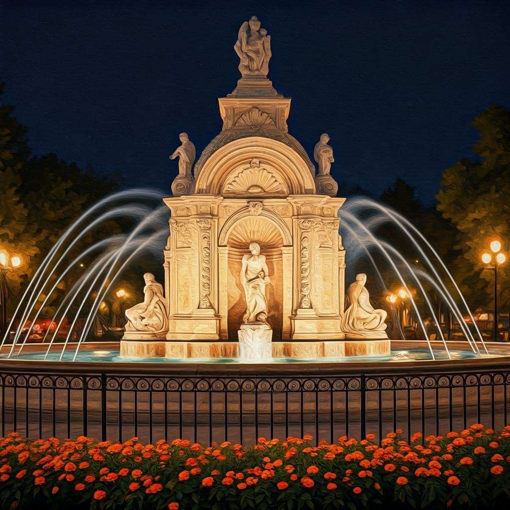 Beautiful fountain