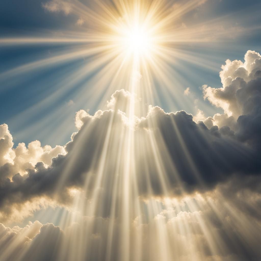 Heavenly Welcome: Jesus in Divine Light