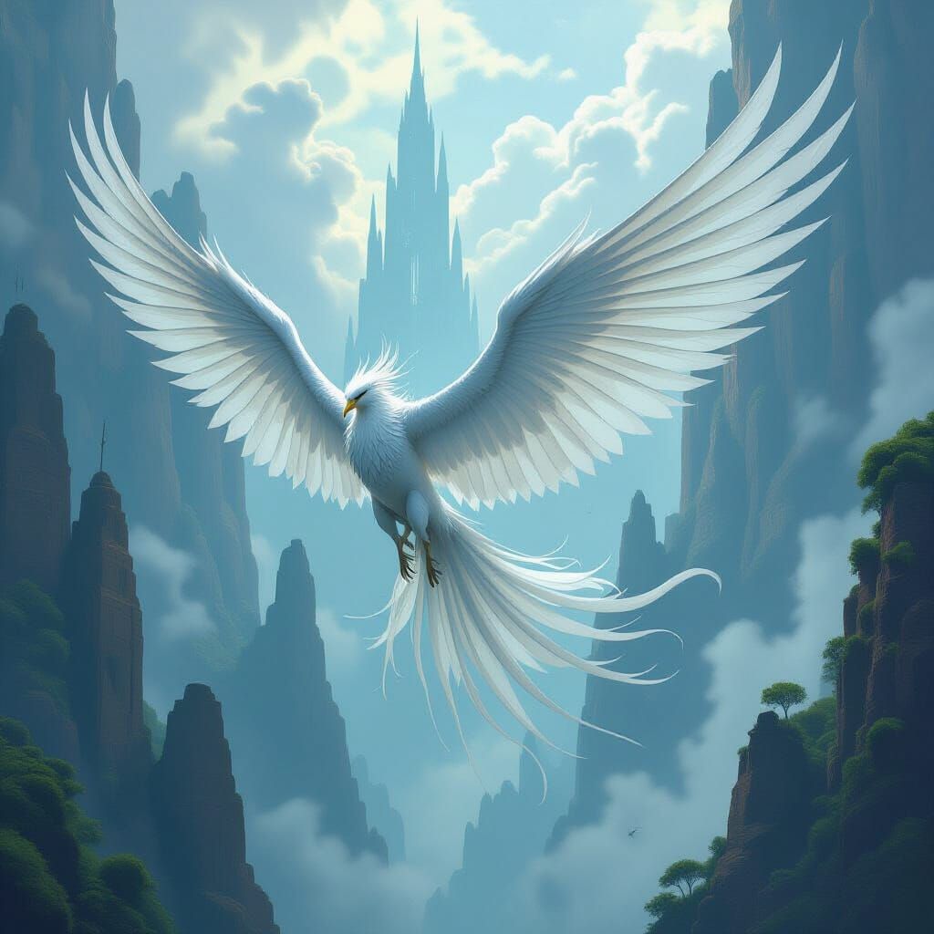 Razgriz Soaring Through a Mystical Realm