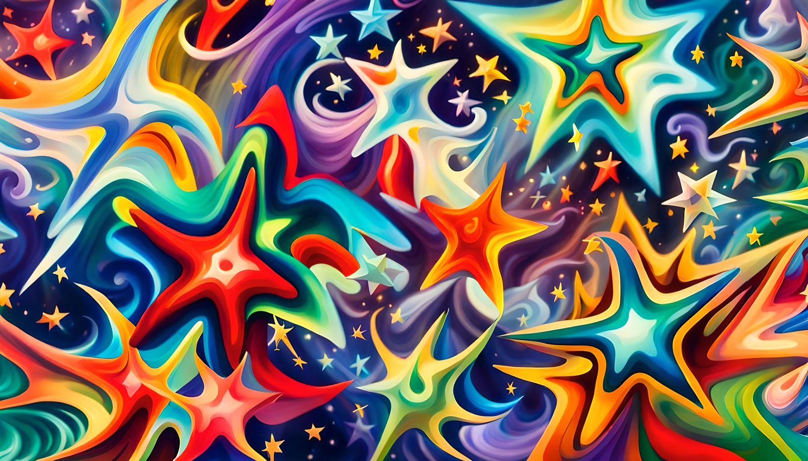 Iridescent Maelstrom: ProtoStar Cluster Formation in Impasto...