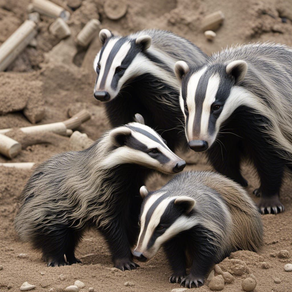 Badgers Confuse Construction Workers